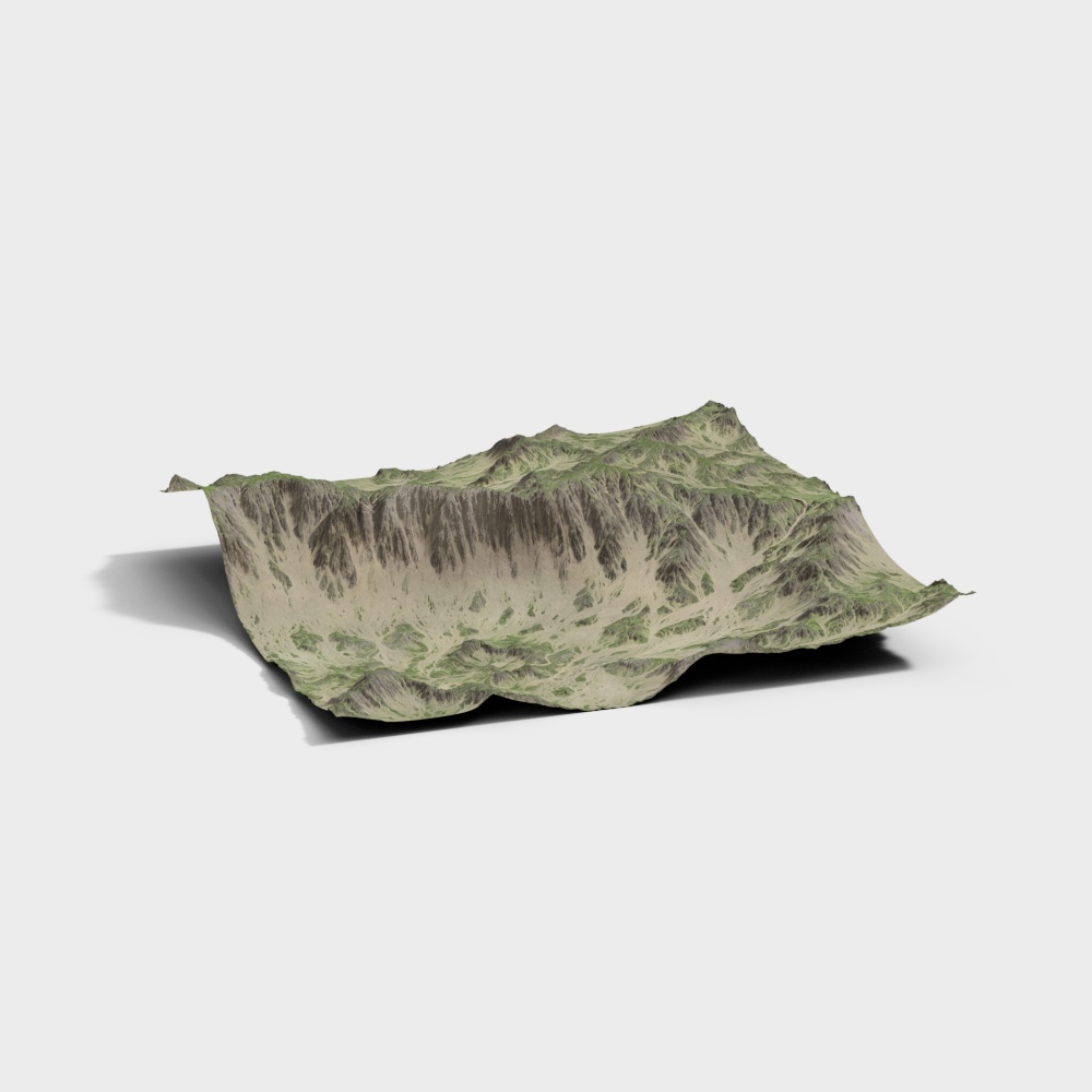 山脉地貌3D模型