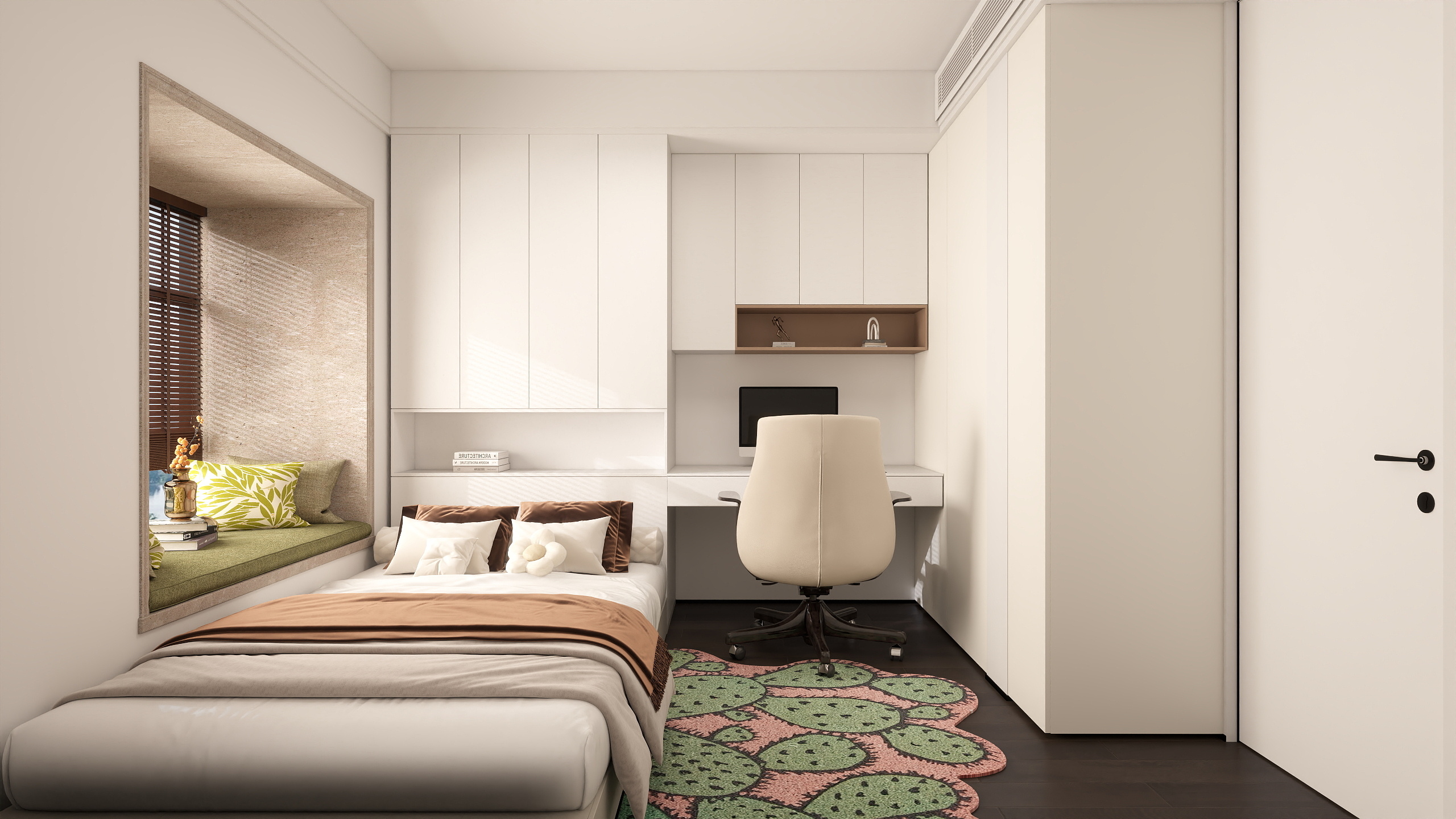 社会洋-万科·天空之城·光之丘(四期)108㎡3室装修效果图