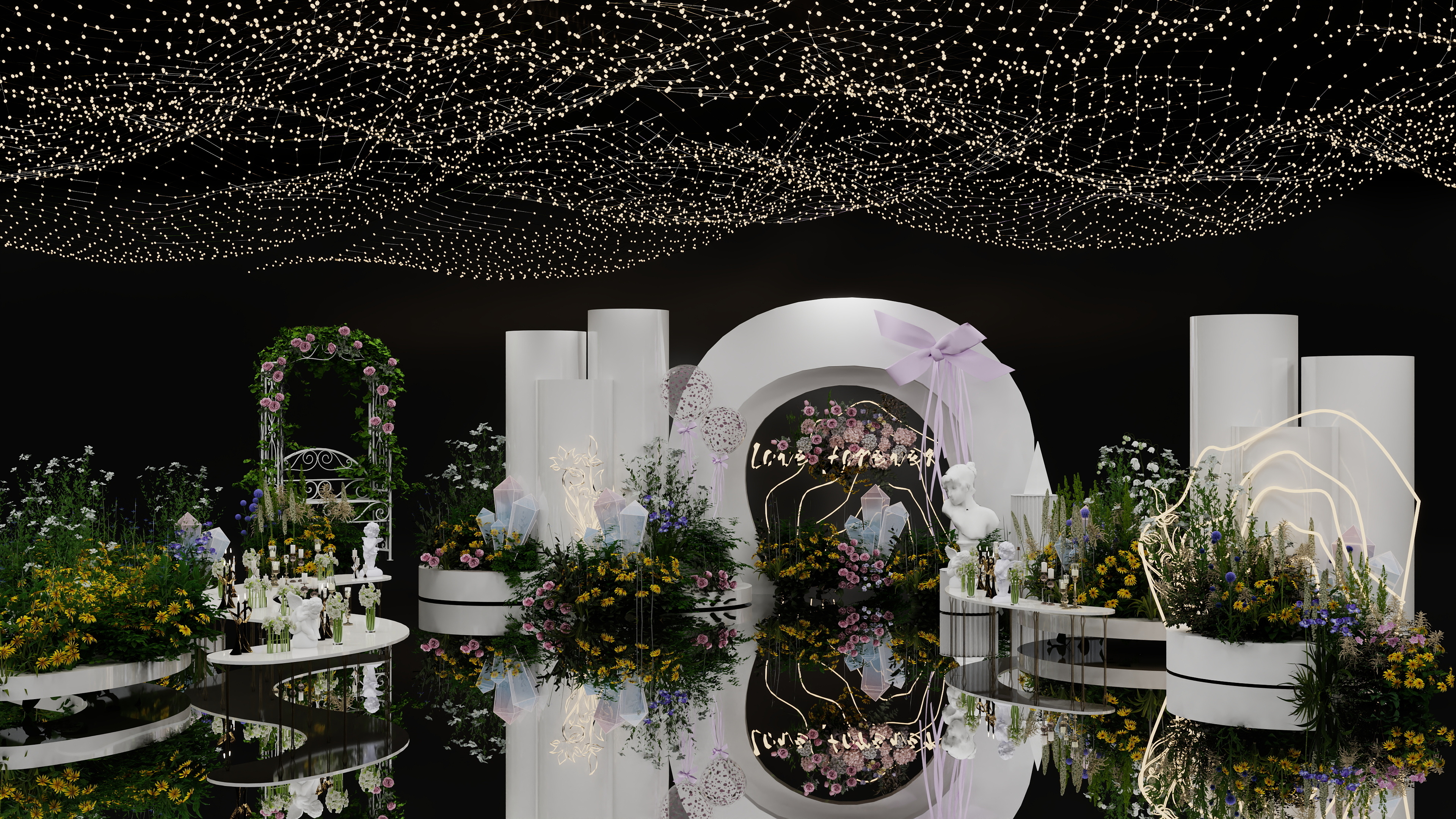 小酷优秀设计-室内森系婚礼-装修设计方案