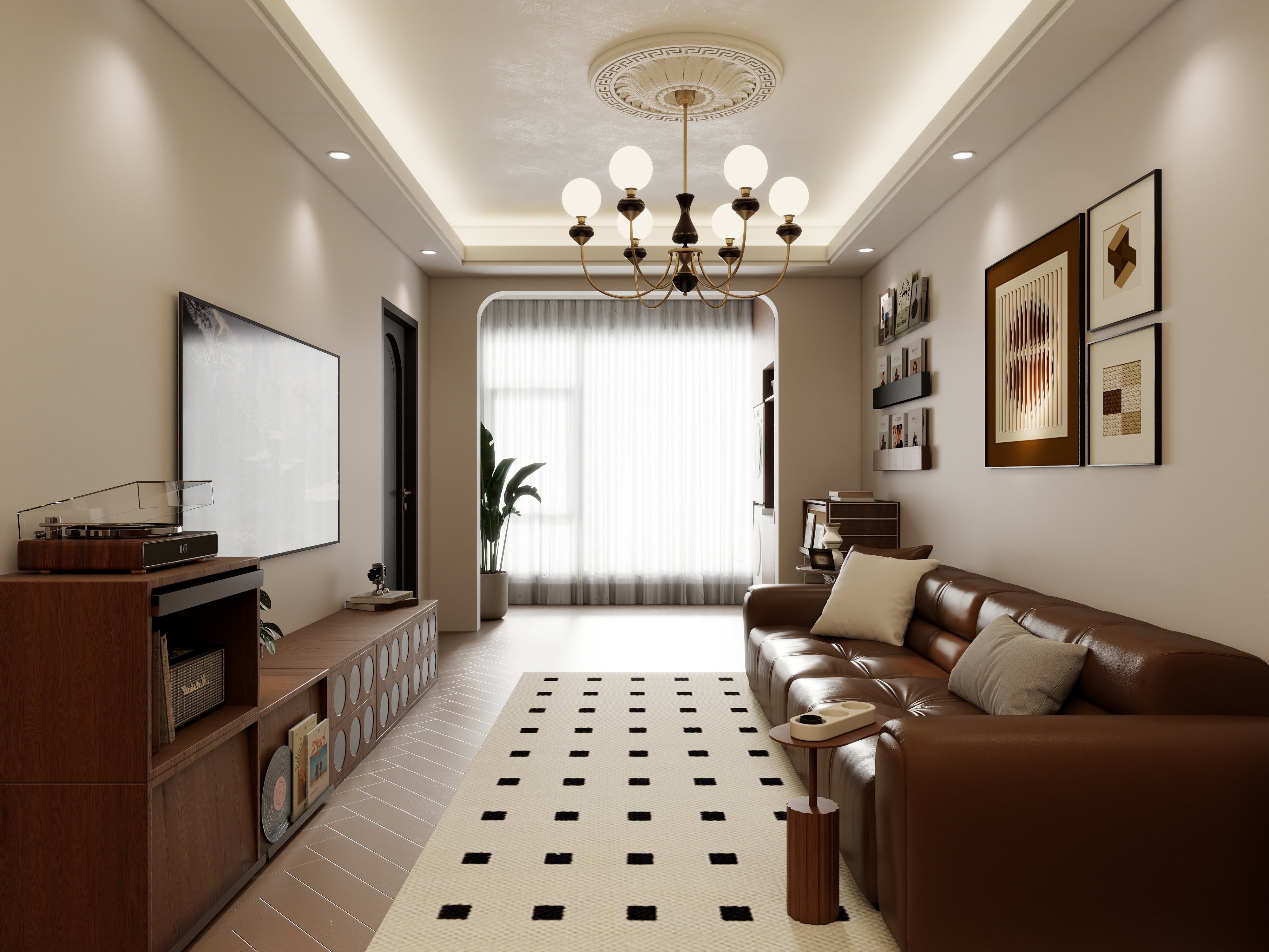 壹诺设计工作室-复古风-装修设计方案