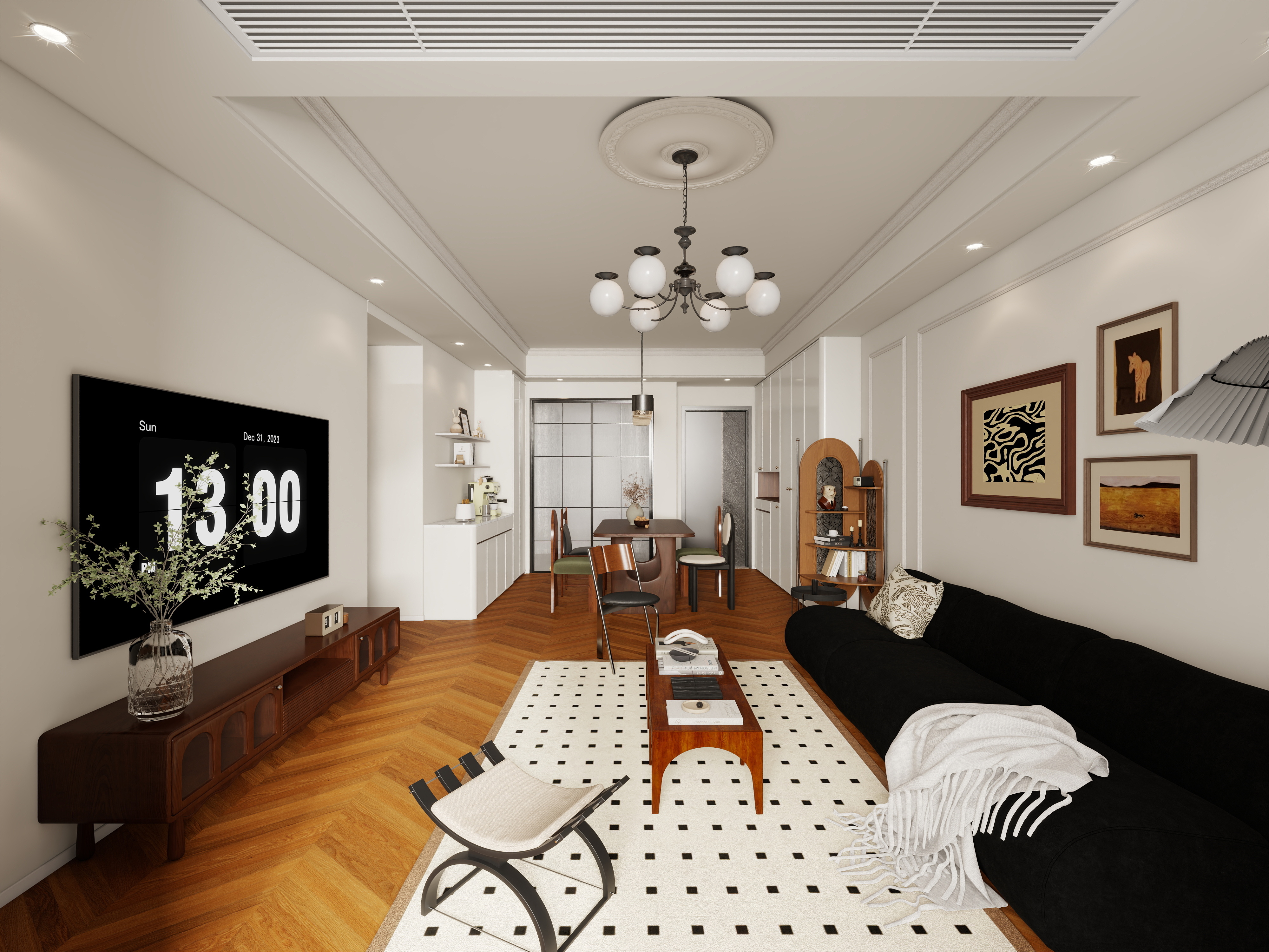 Aleen7Y-海岸悦府-3栋混搭111㎡4室-装修设计方案