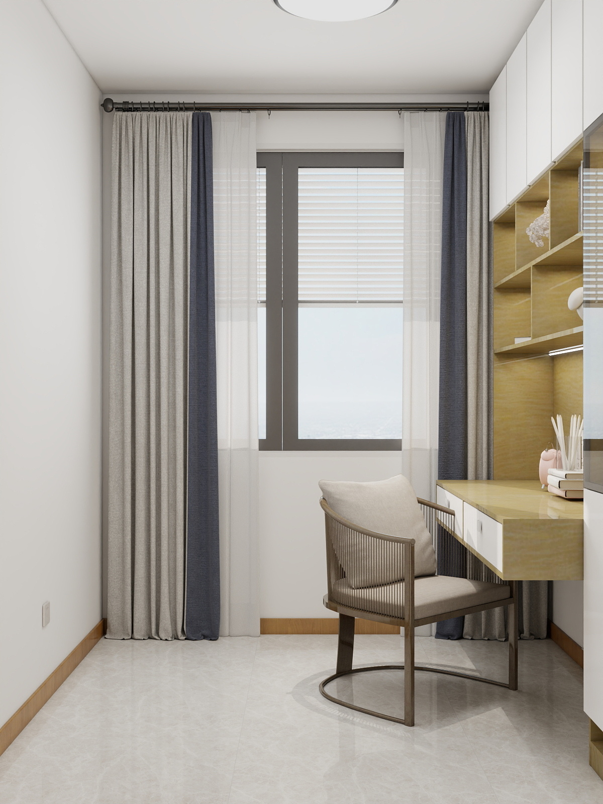 100元设计方案- 84m²新中式风格装修效果图