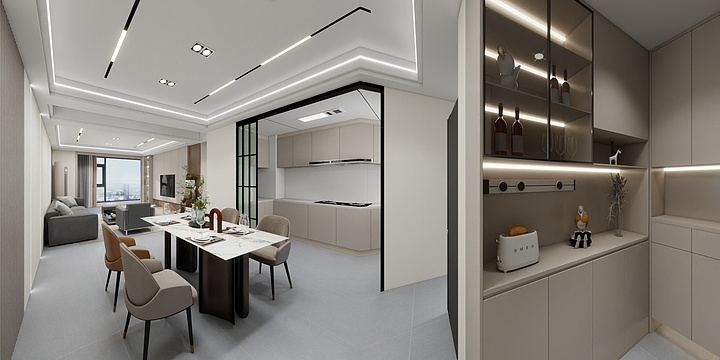 星空之家-壹号院13-2204-装修设计方案