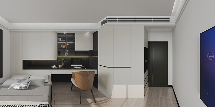 设计师mideo-岱河花园20#2204-装修设计方案