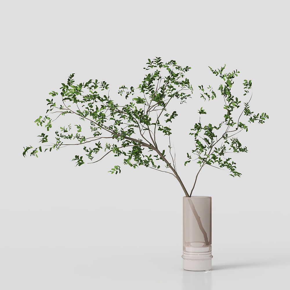 绿植摆件3D模型