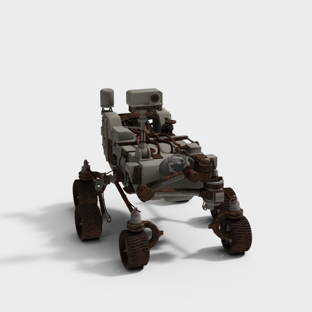 月球车3D模型