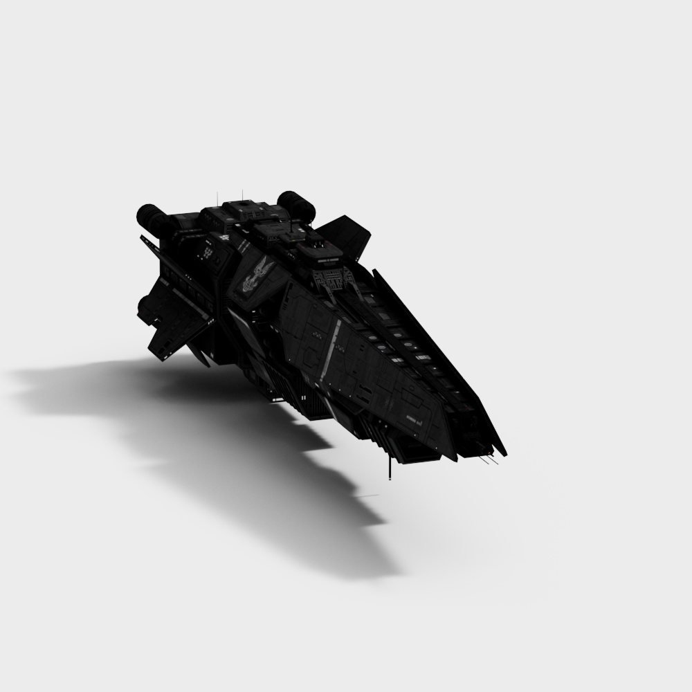 戟光驱逐舰3D模型