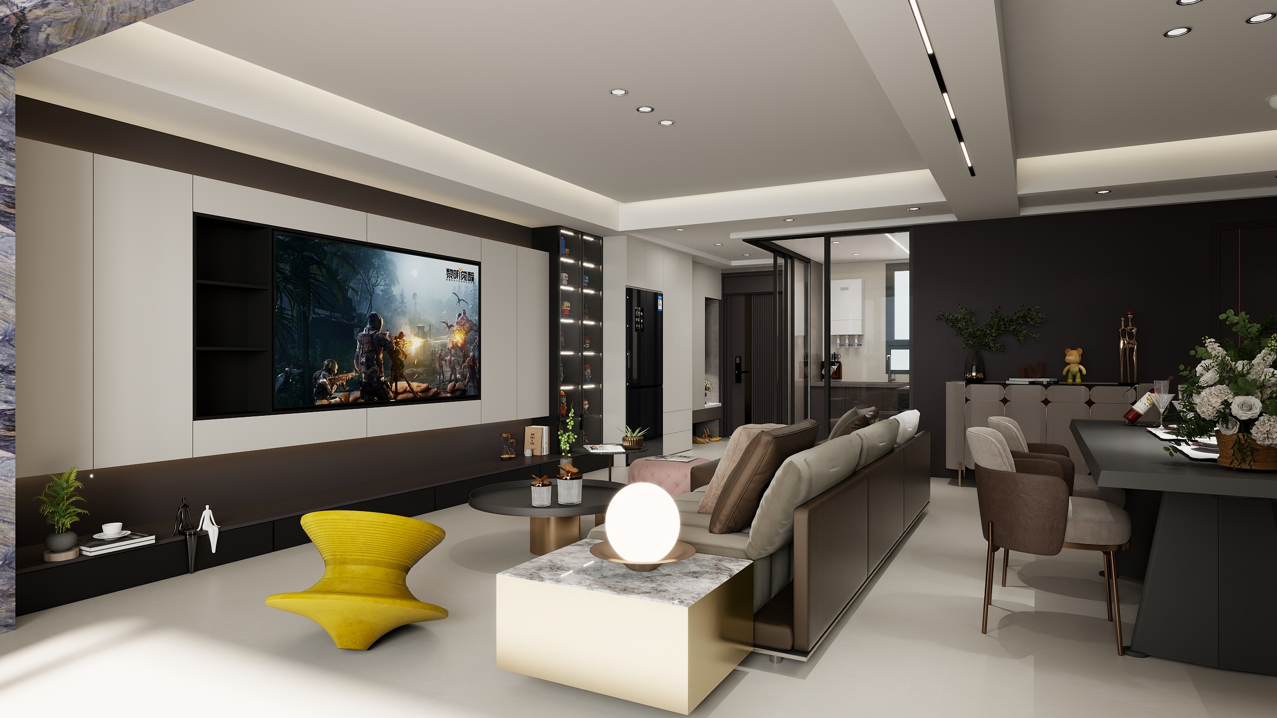 花嘉空间-阳光城·麓山悦111㎡2室-装修设计方案