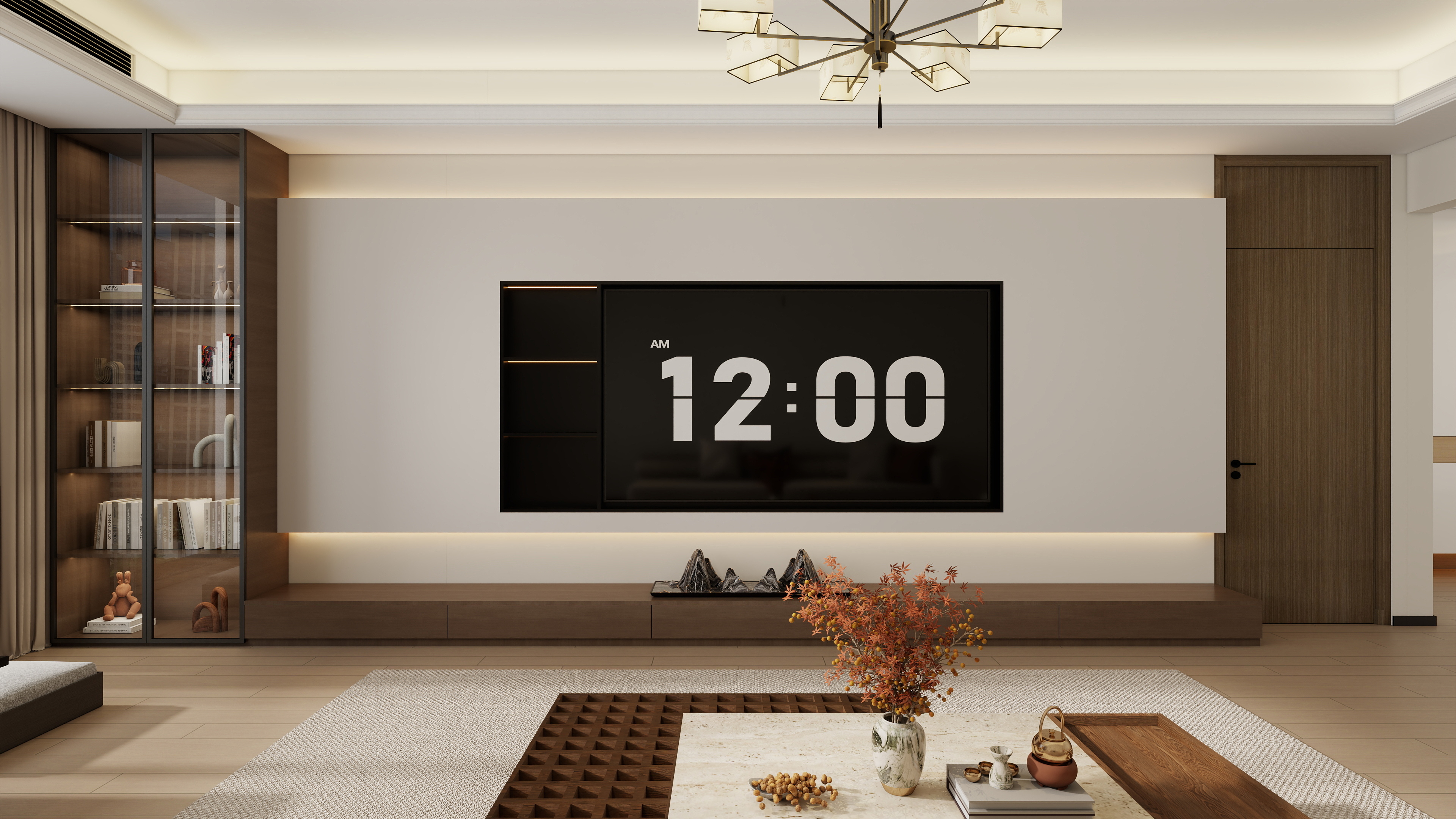 全案设计丨MaBert-现代中式装修效果图