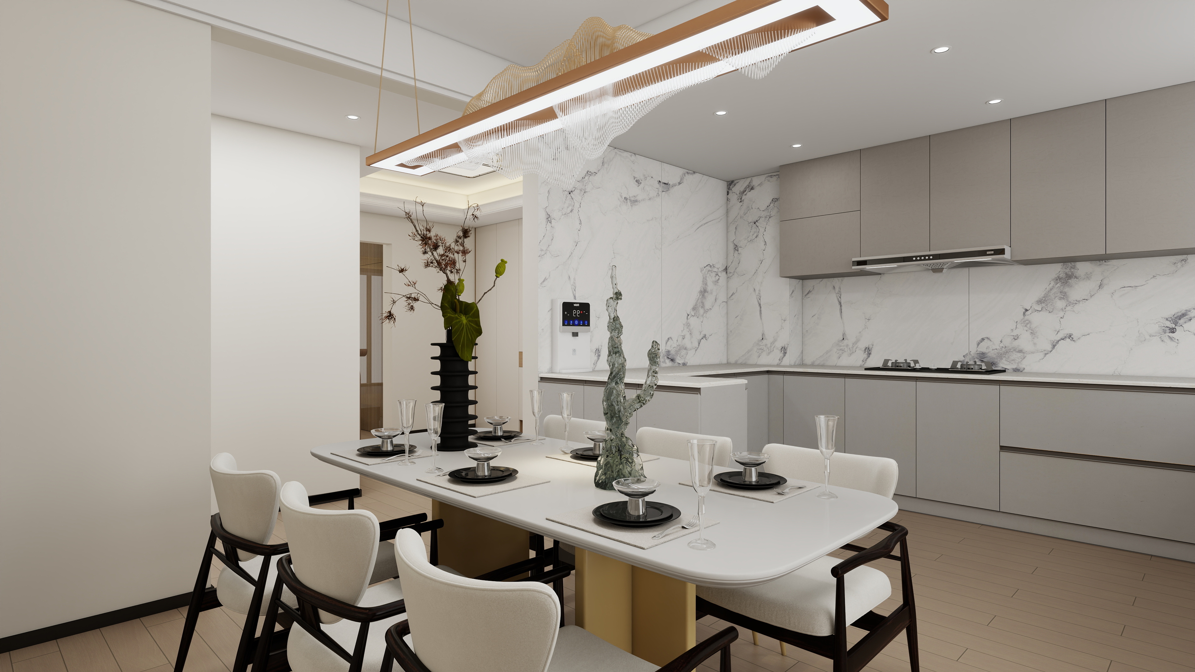 全案设计丨MaBert-现代中式装修效果图