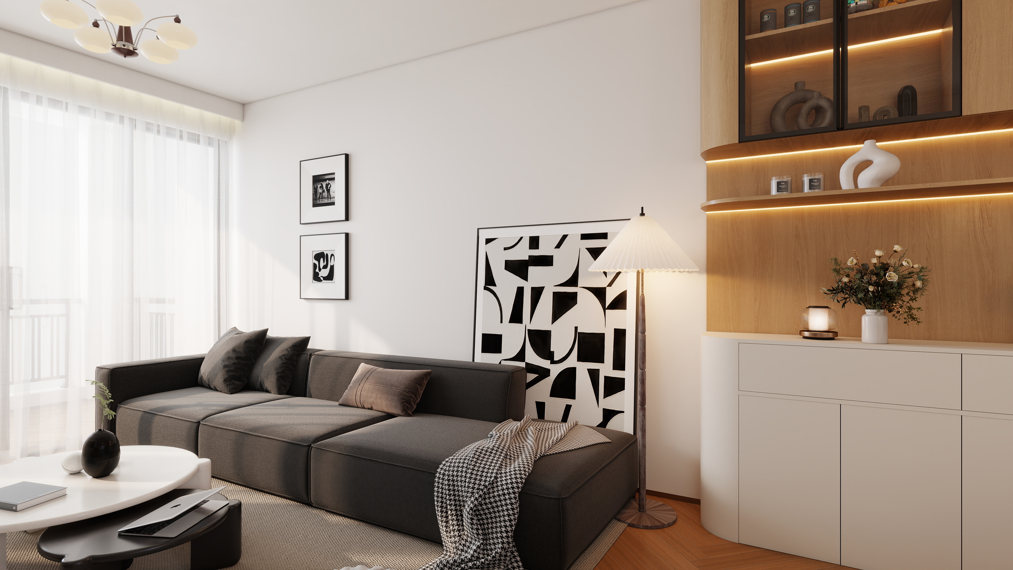 空谷幽兰98-中心城-装修设计方案