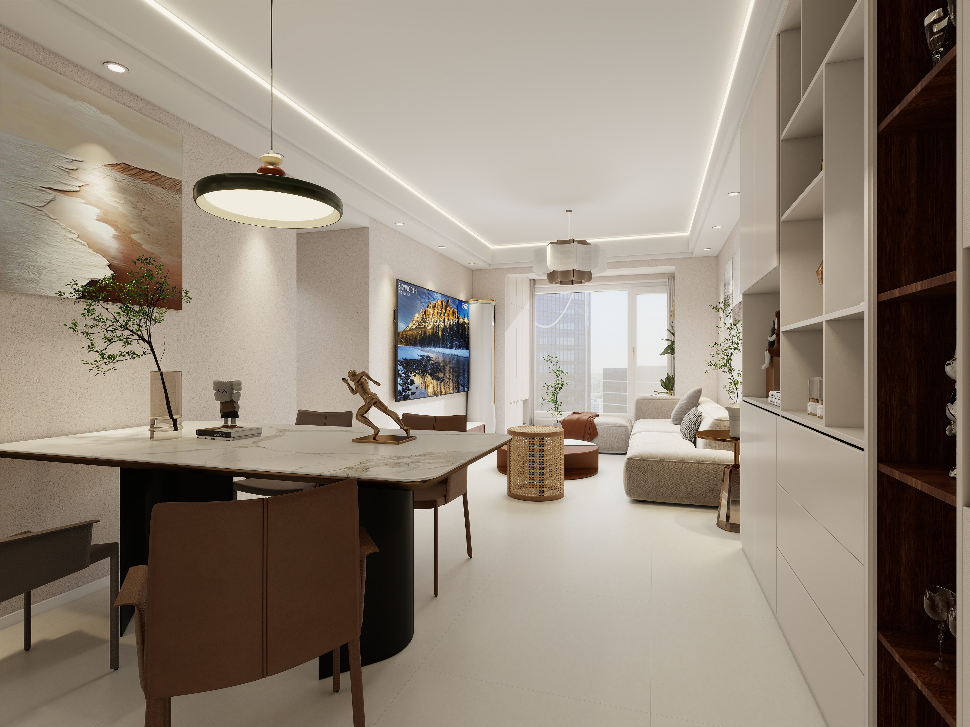 杨秀川-康德城2室现代-装修设计方案