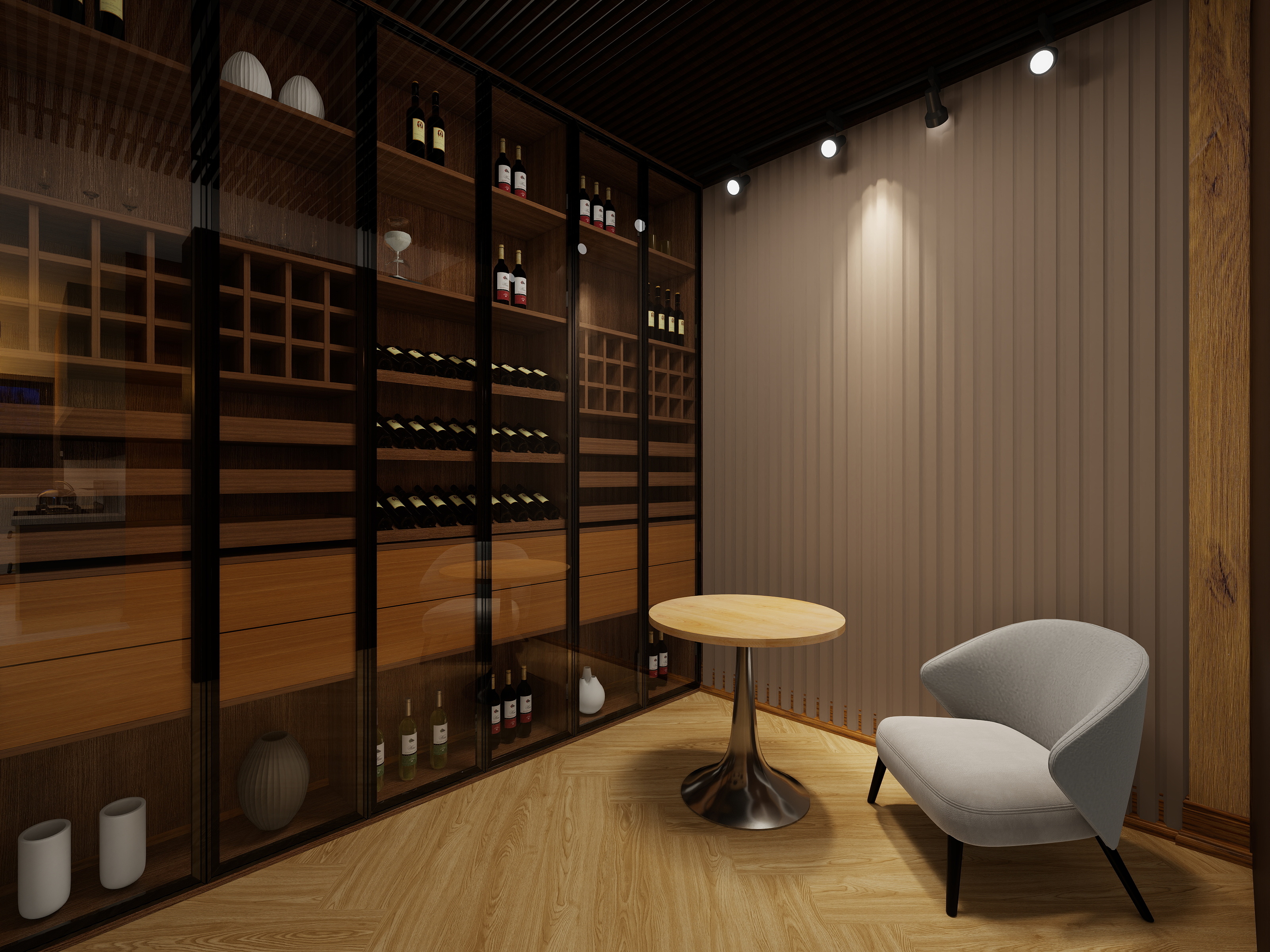 炸米粒-108㎡3室装修效果图