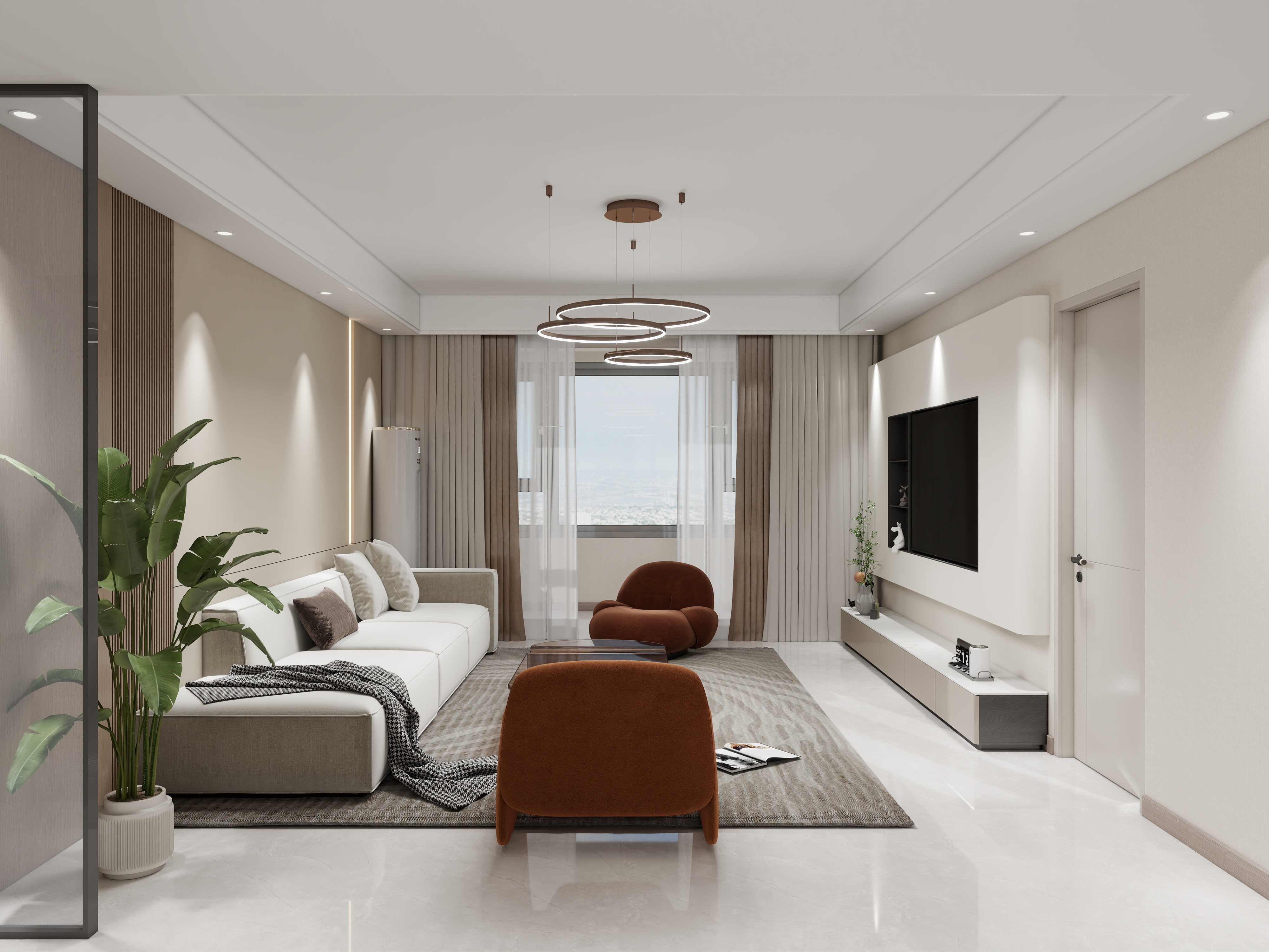 张飞13687664845-中铁阅峰125现代风壁布-装修设计方案