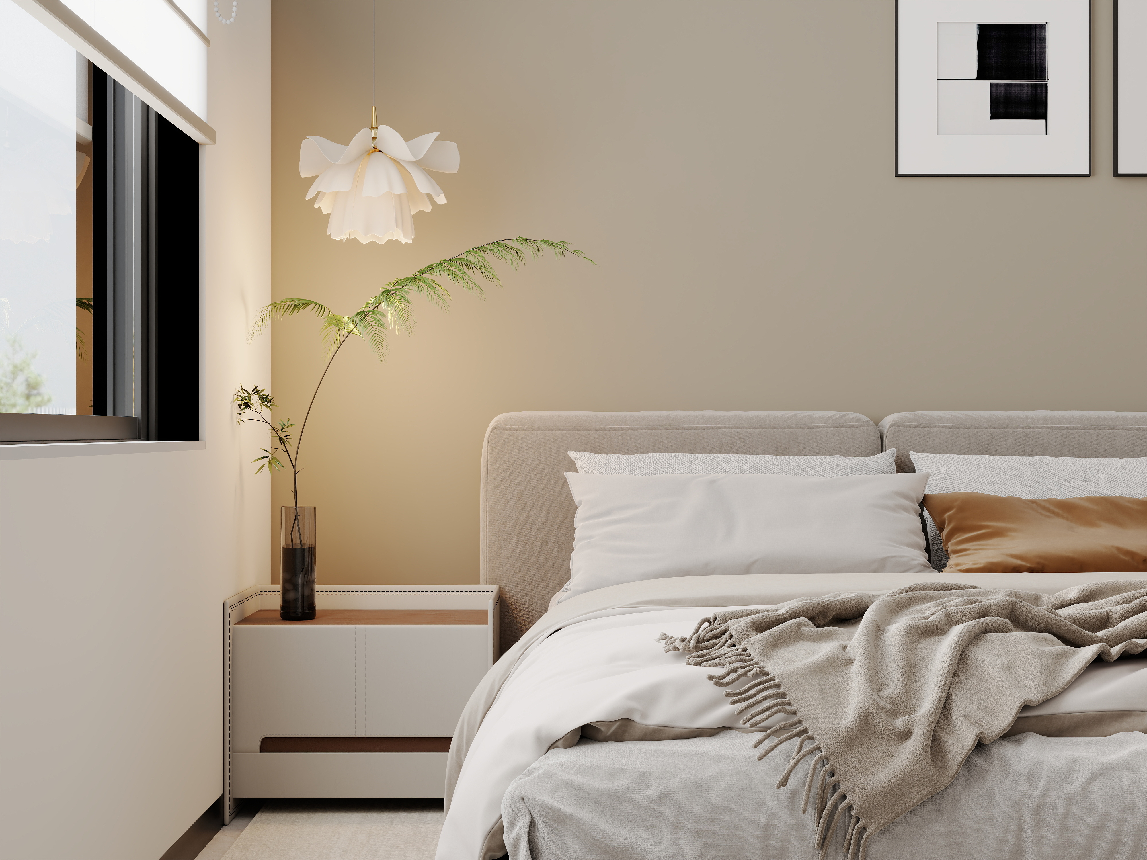 Bor的渲染日记-蓝润B区3-1-3303黎先生玄关-装修设计方案