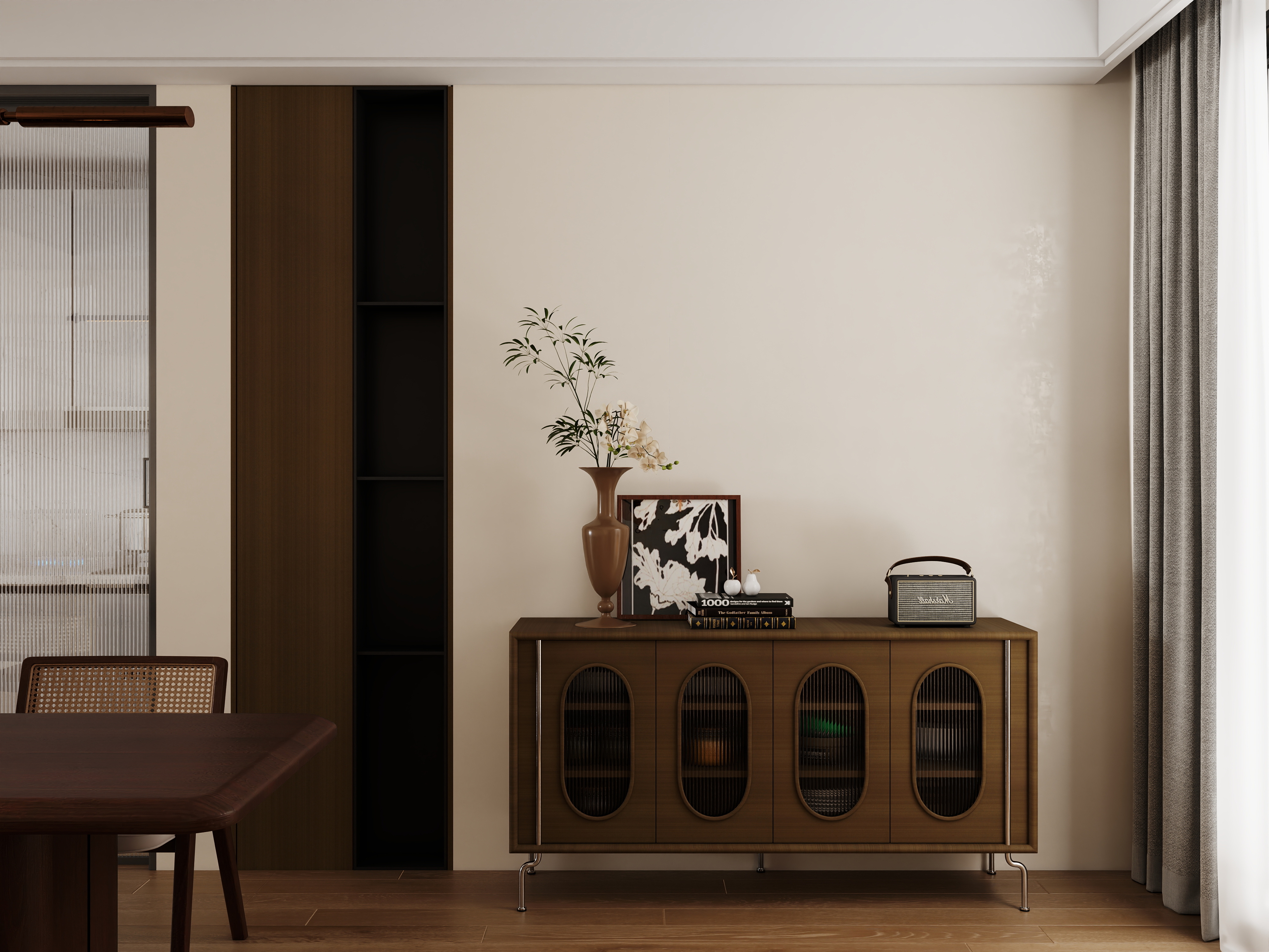 灵宝空间设计中心-原木风三居室-装修设计方案