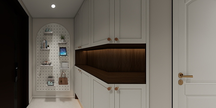 济南装修小刘-2025济高海棠郡（1-白色造型门）-装修设计方案