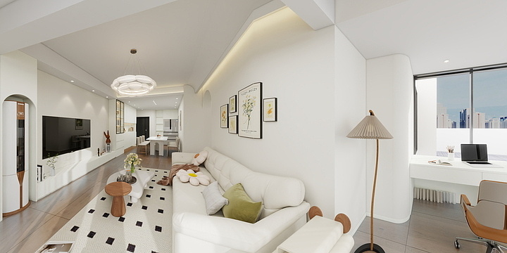 启新装饰公司-铂鹭凤华13-101-副本-装修设计方案