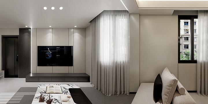 柳州设计师小丽-莲塘路效果图-装修设计方案