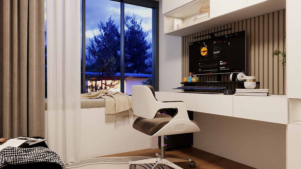 沨然-166㎡5室装修效果图