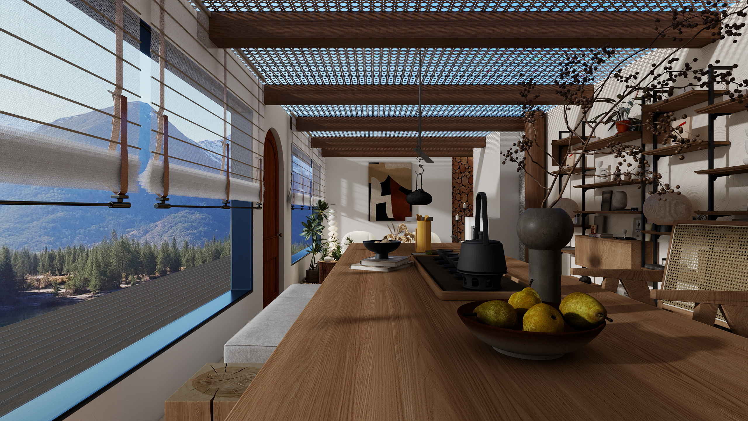 范琳琳设计师-山野--度假山庄-装修设计方案