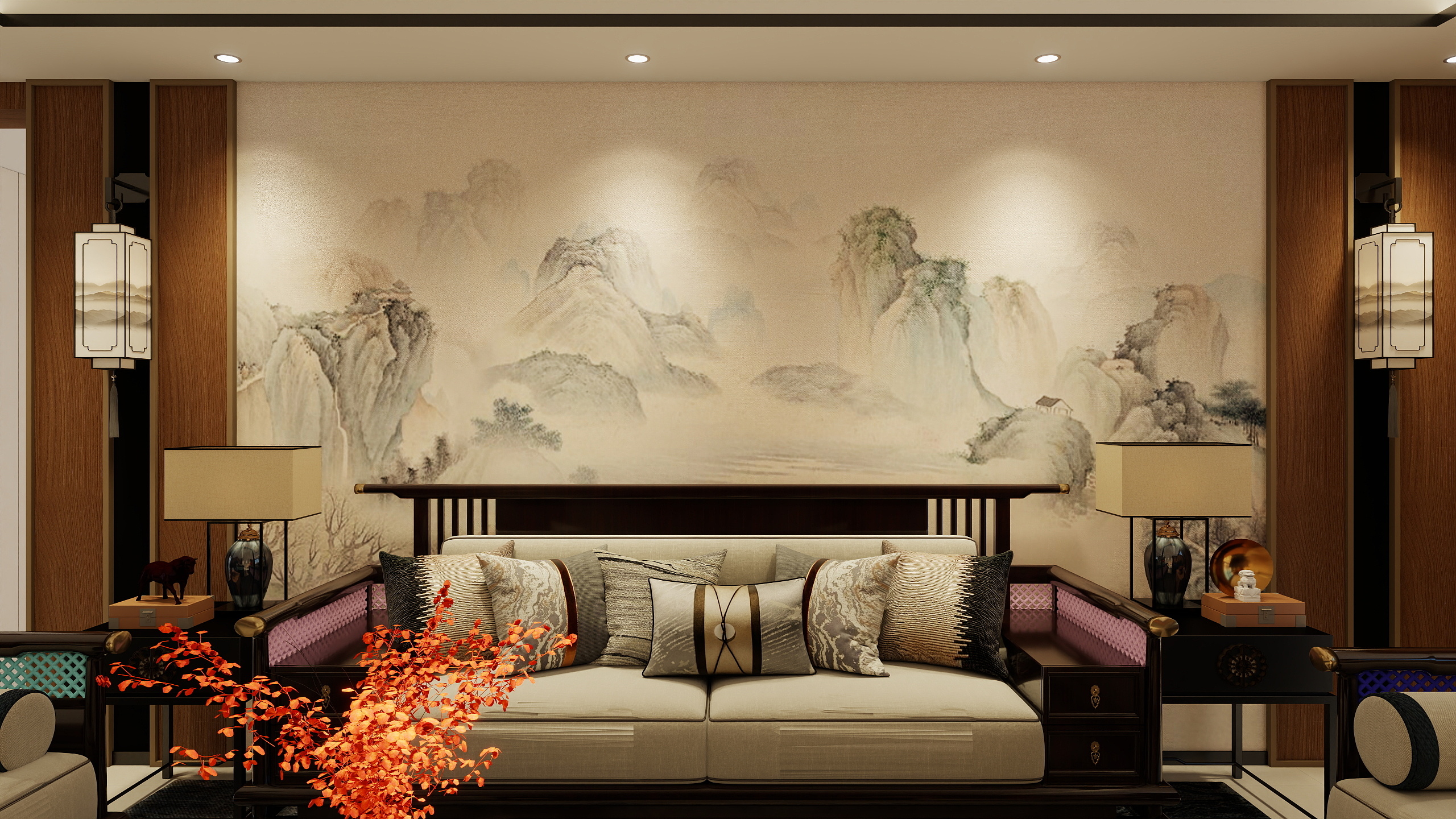 派素-新中式140平-装修设计方案