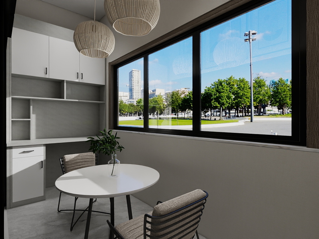 逃课-现代自由布置-装修设计方案