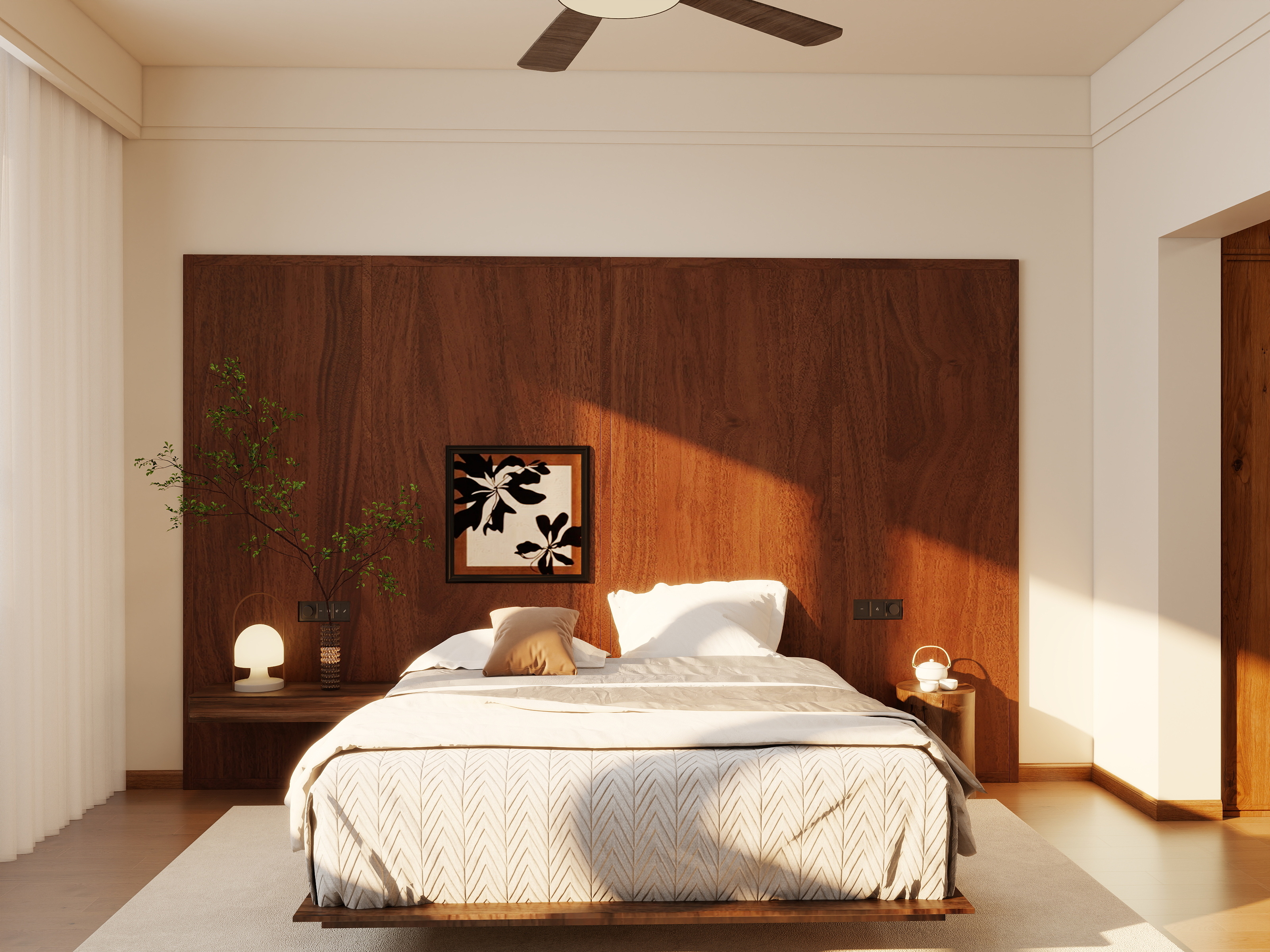 设计师本人-「宋式美学」三层自建房别墅装修效果图