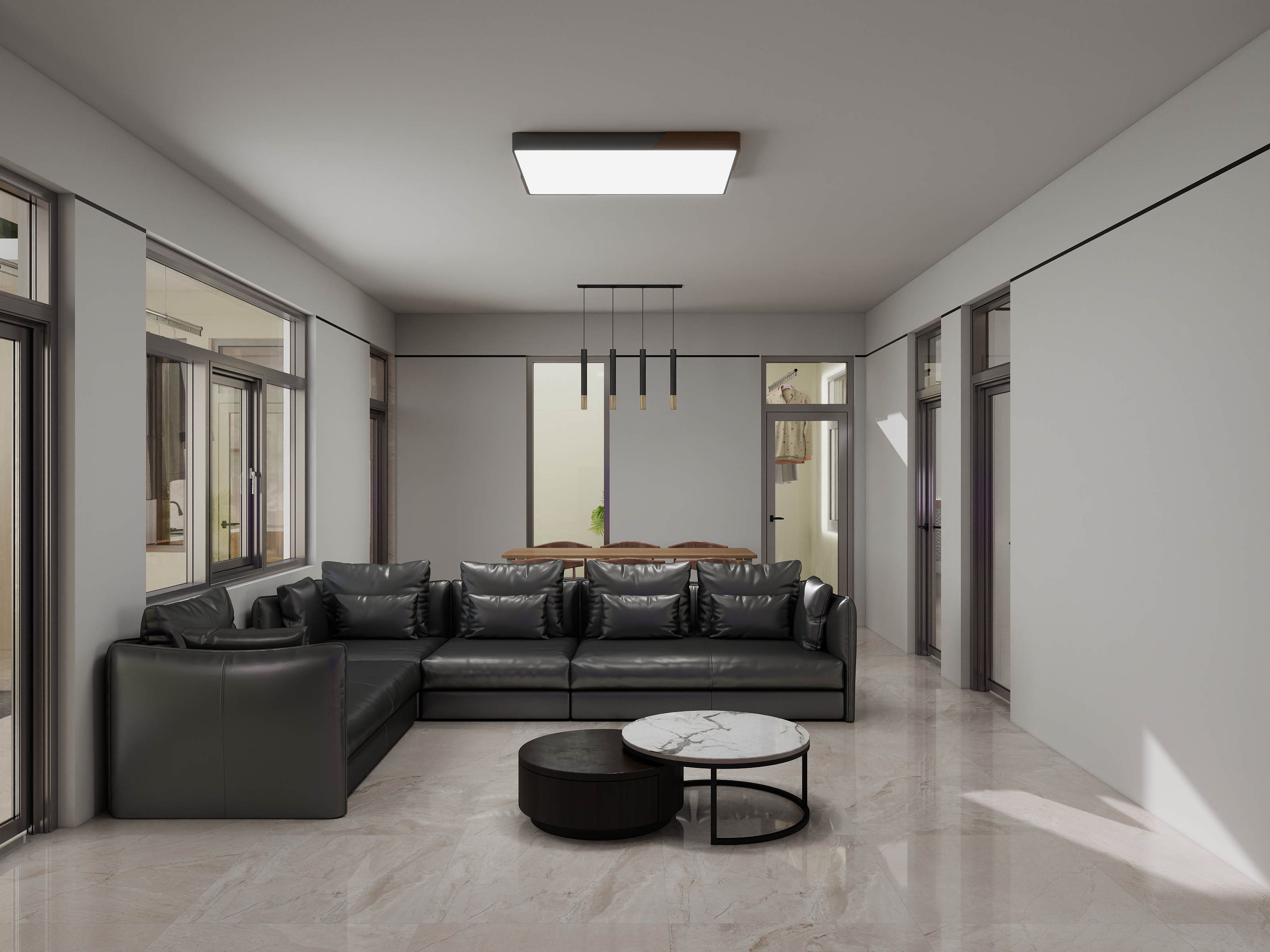 xog-13米乘16.5米宅基地单层自建房装修效果图