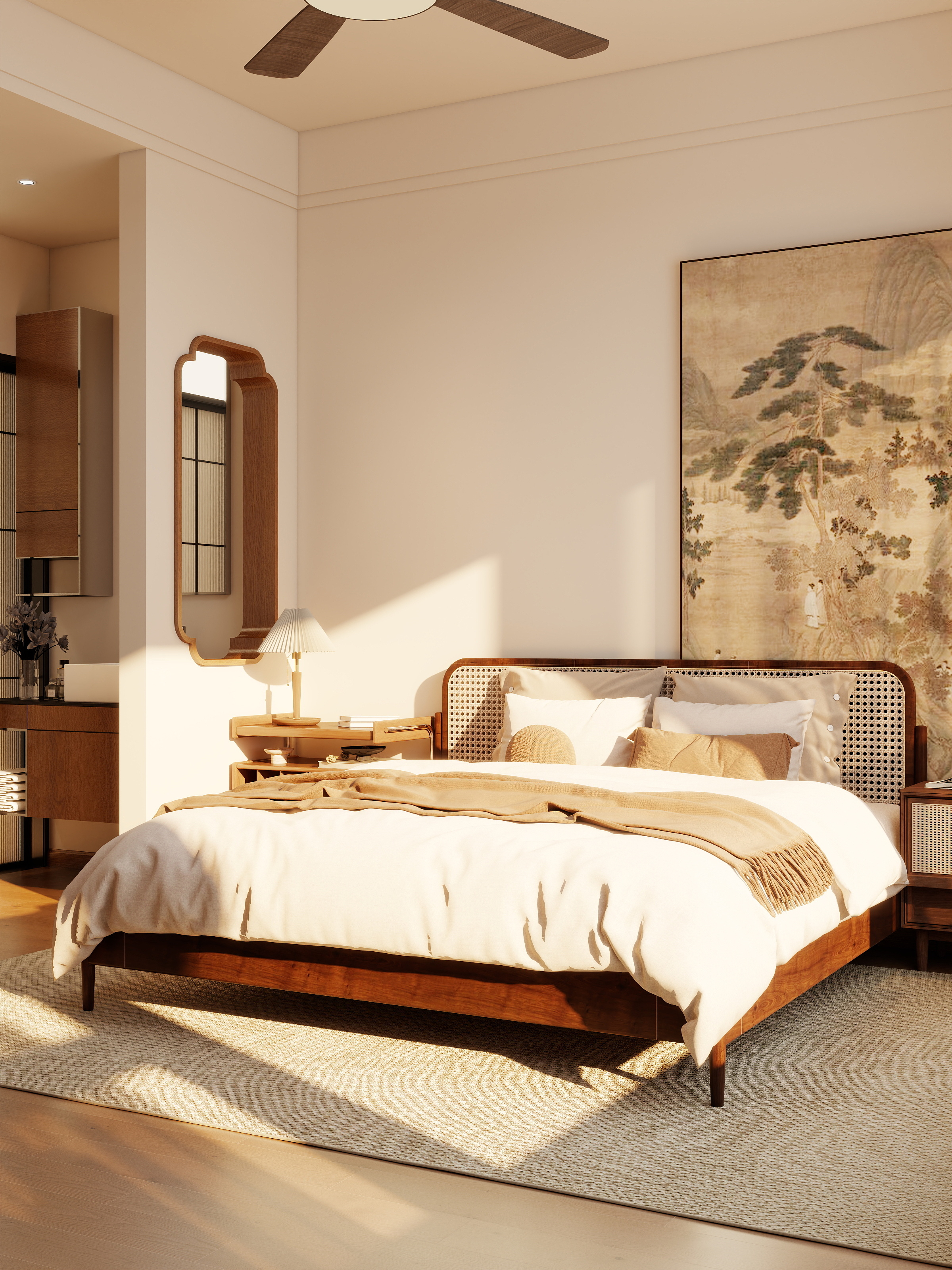 设计师本人-「宋式美学」三层自建房别墅装修效果图