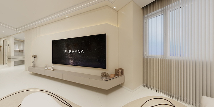 全案设计-邹生-新筑新城二期85方户型（效果图1）-装修设计方案