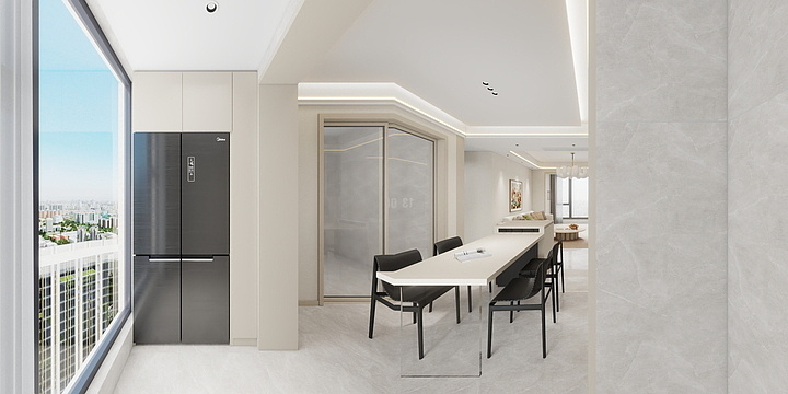 设计师X徐-悦湖居21#504室奶油风03-装修设计方案