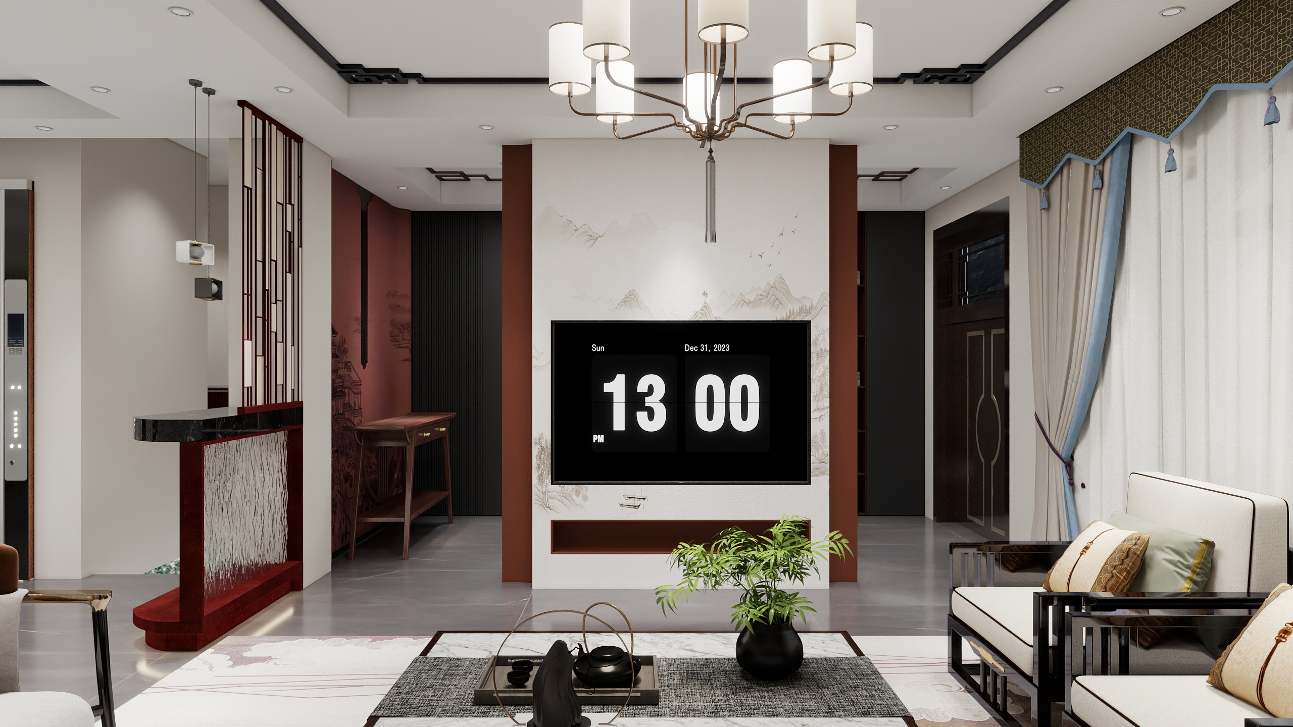 YC袁某人-紫金兰庭夏总-装修设计方案