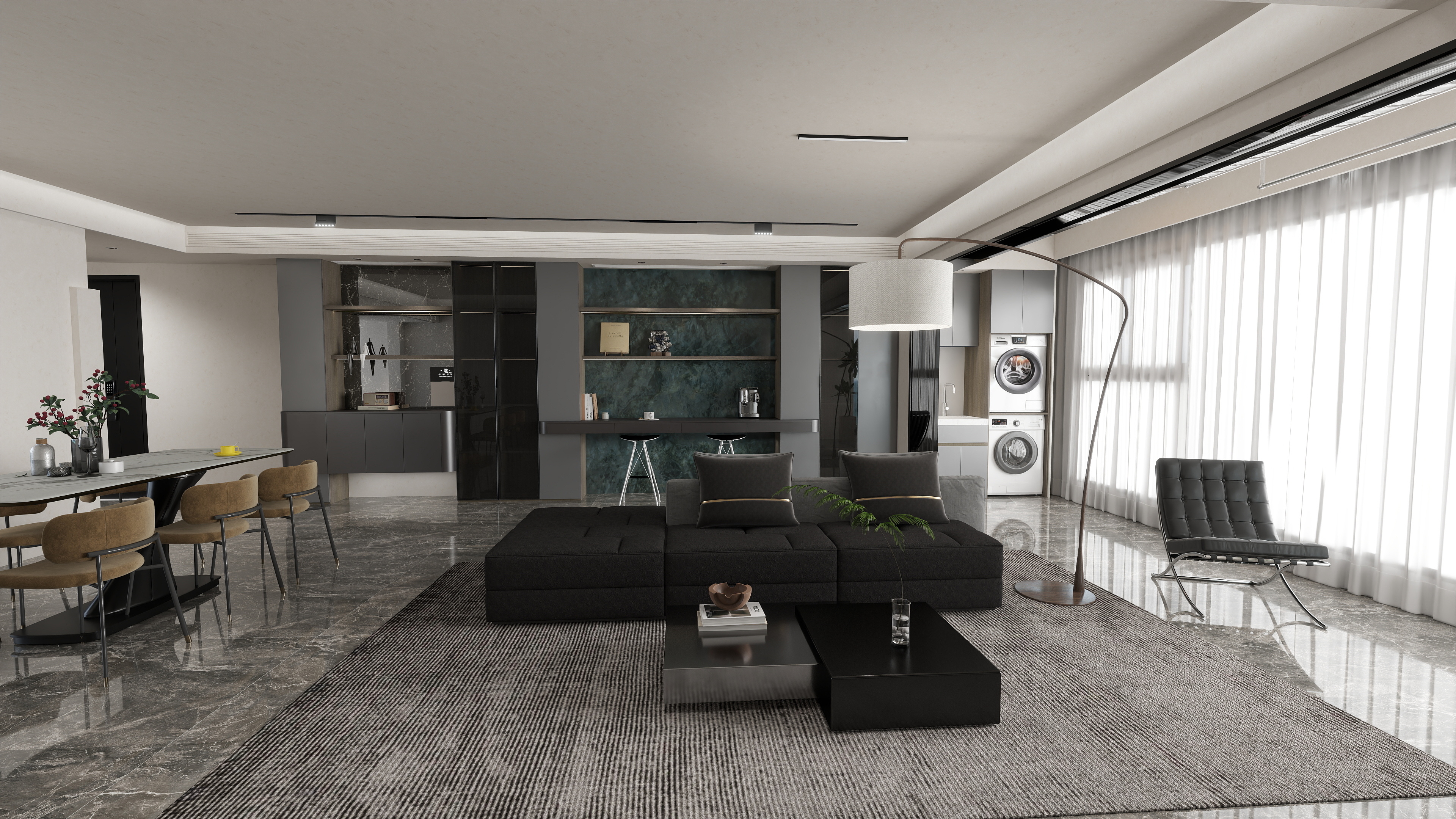 荆州筑尺装饰工程有限公司-金科集美书院13-1304kjl-装修设计方案