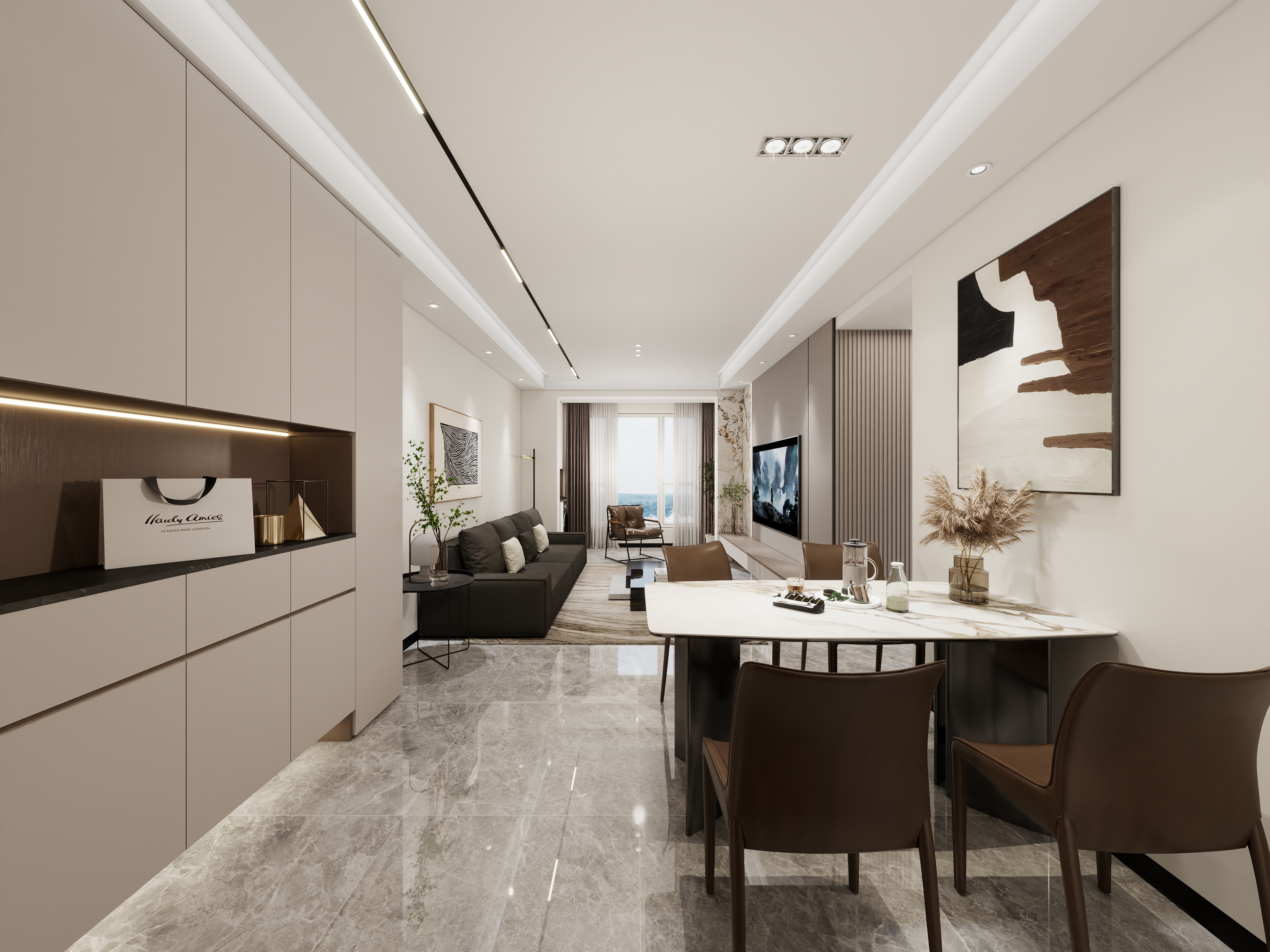 小鹿设计-保利天汇  302  室-装修设计方案