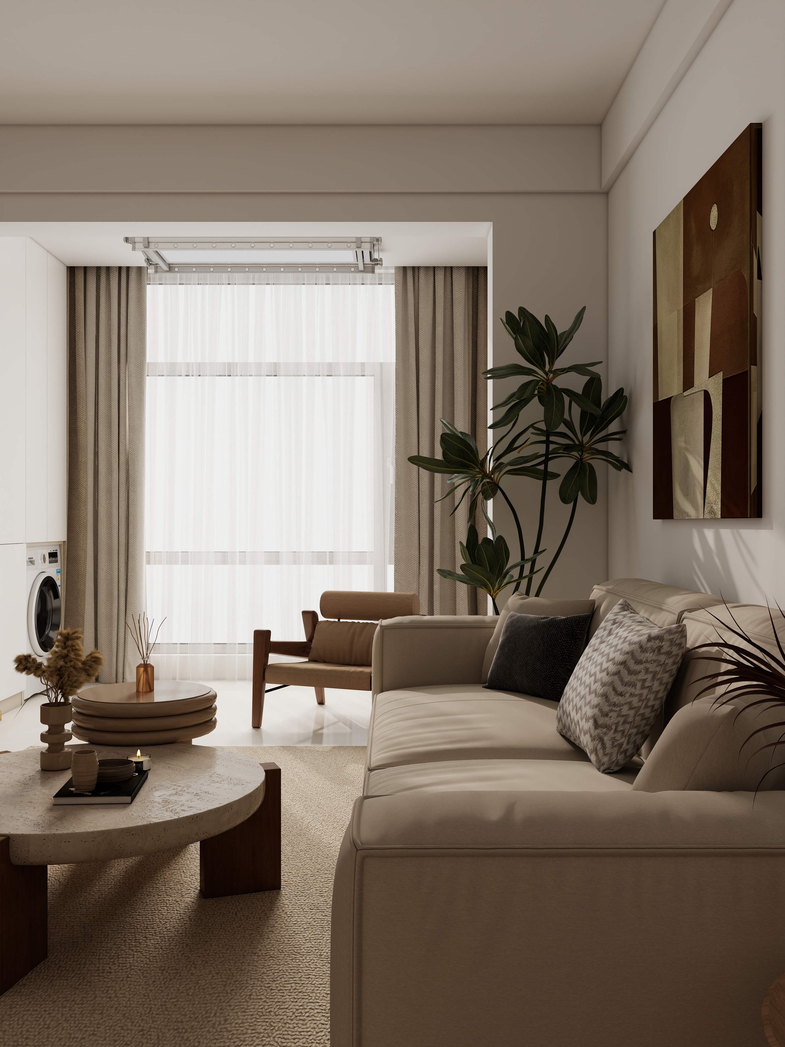 SAPREXDESIGN-81㎡1室装修效果图