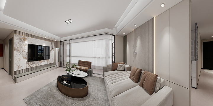 Peng丶dong-仁城华府6-1602陈总-装修设计方案