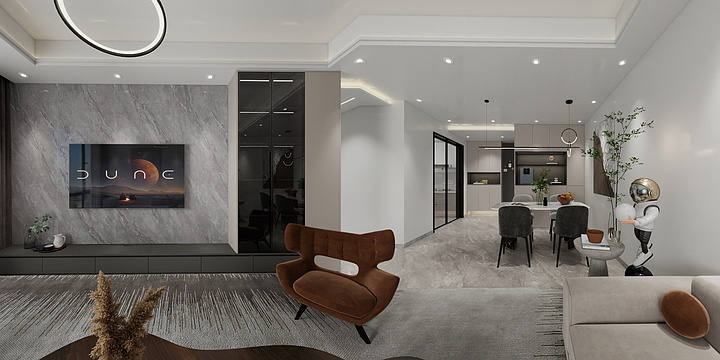 设计师-蒋DUDU-柏悦湾13-1-302-装修设计方案