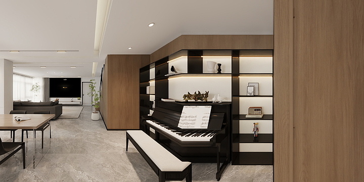 在线设计方案-现代风格两层-装修设计方案