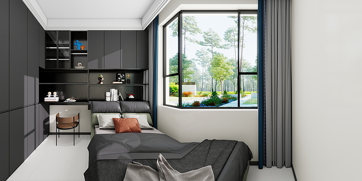 李小绿设计工作室-漯河 客户方案  意式-装修设计方案