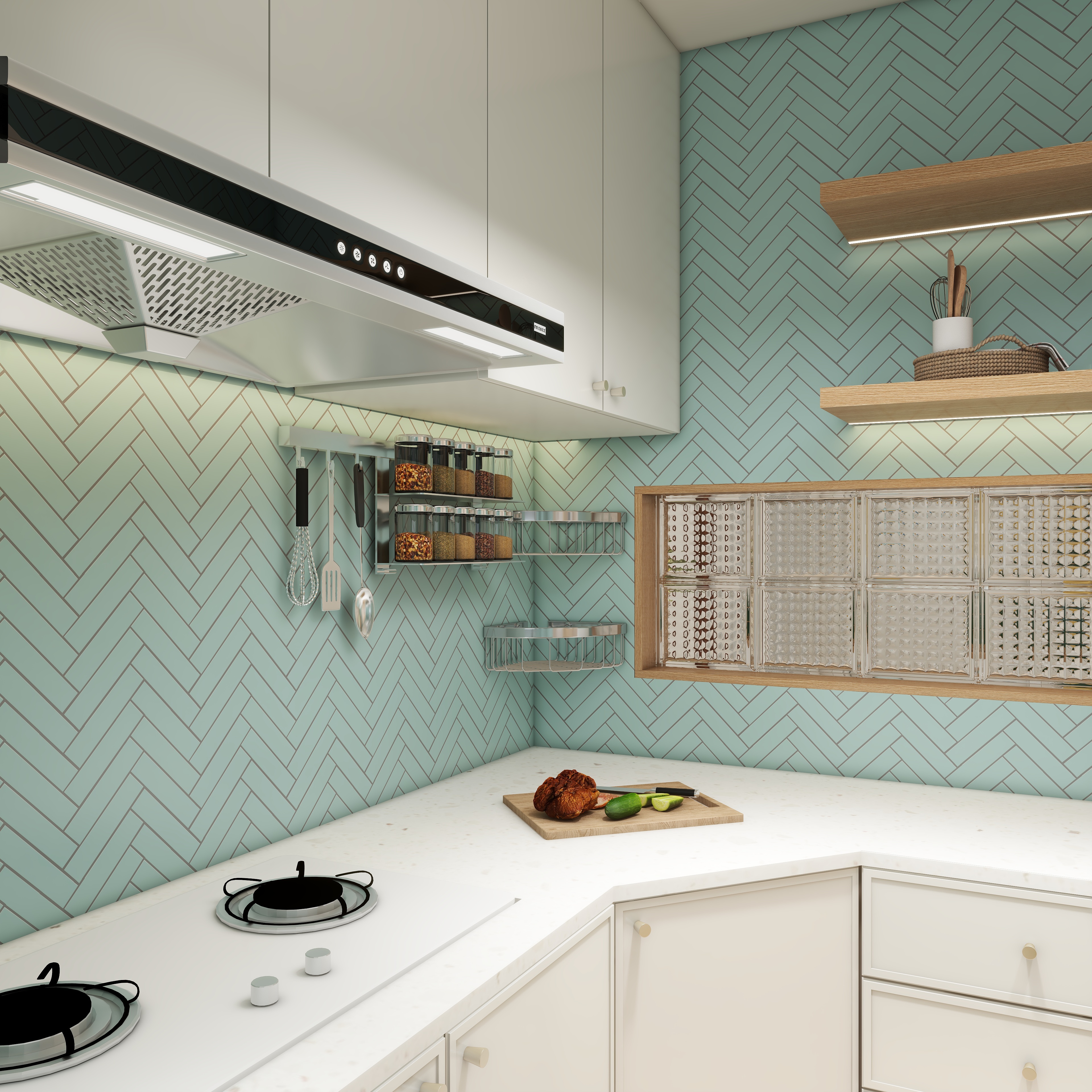 设计师言色-70平米 治愈系 多巴胺 原木奶油风格装修效果图