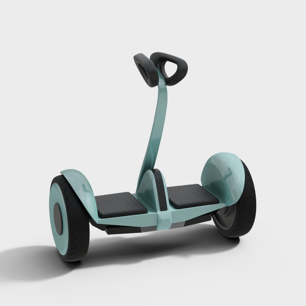 电动平衡车3D模型