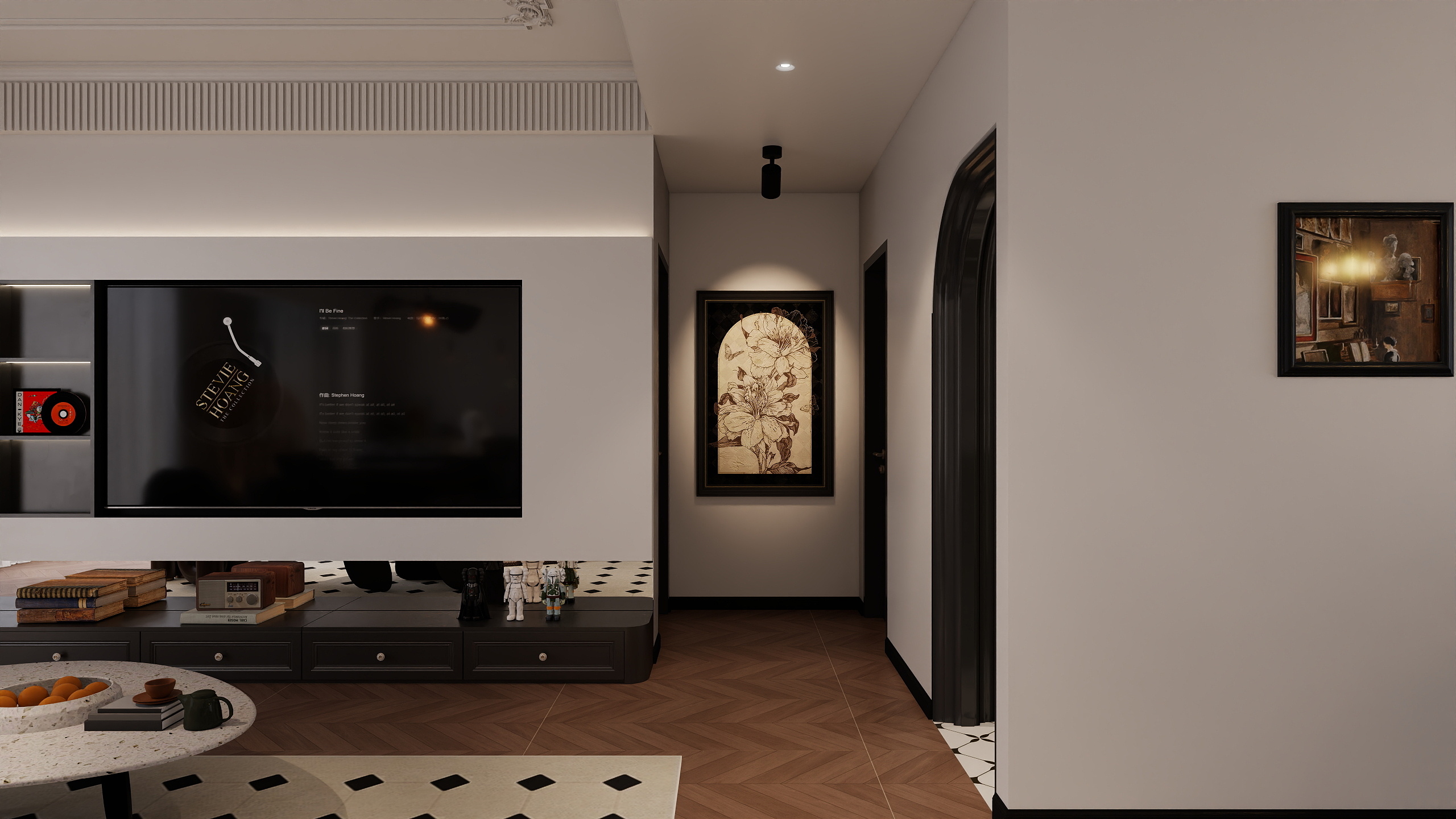 還就這樣吧-【美式】128㎡平层3室装修效果图