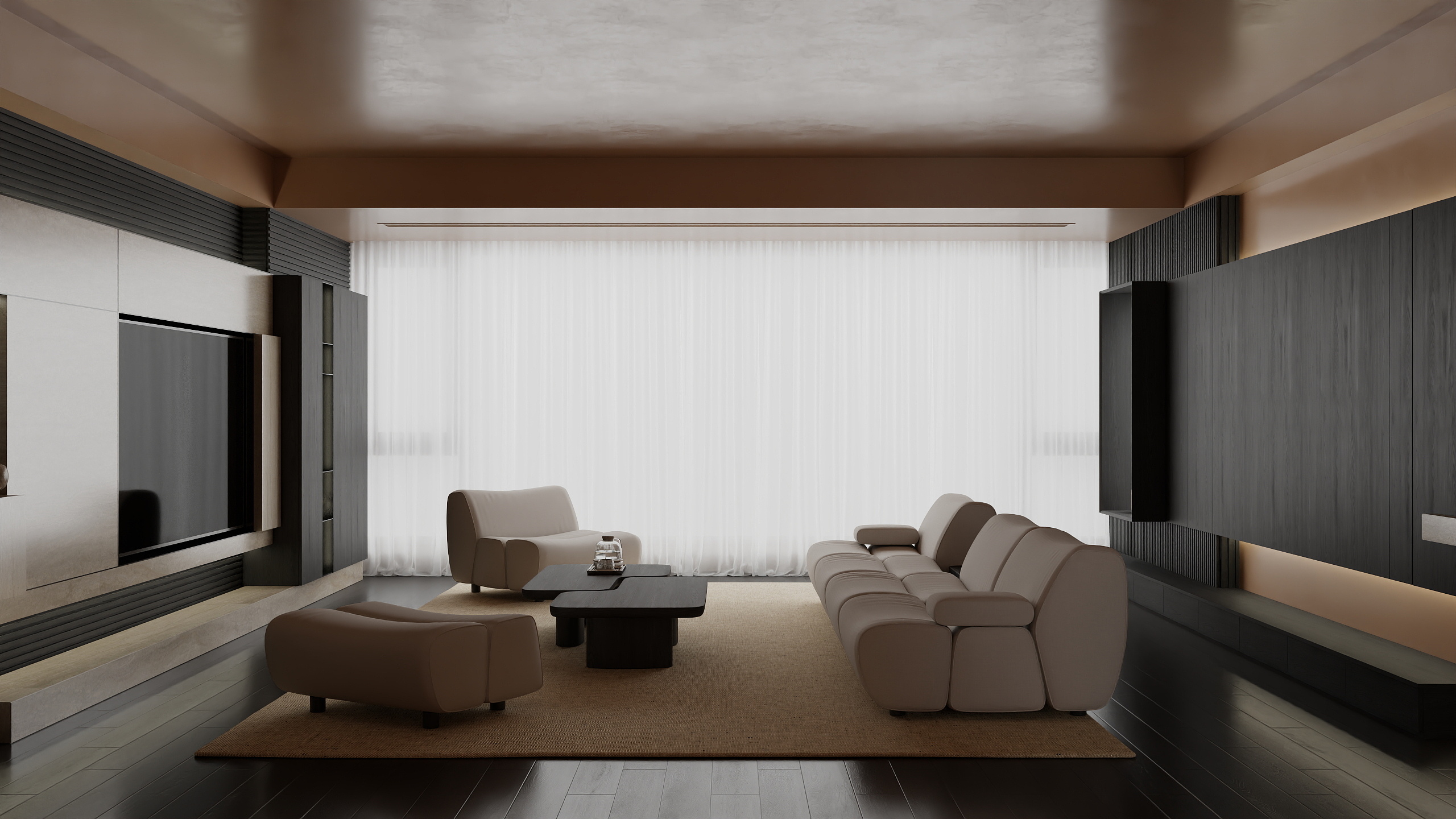 宸玺设计-恒裕城A11栋02户型意式现代-装修设计方案