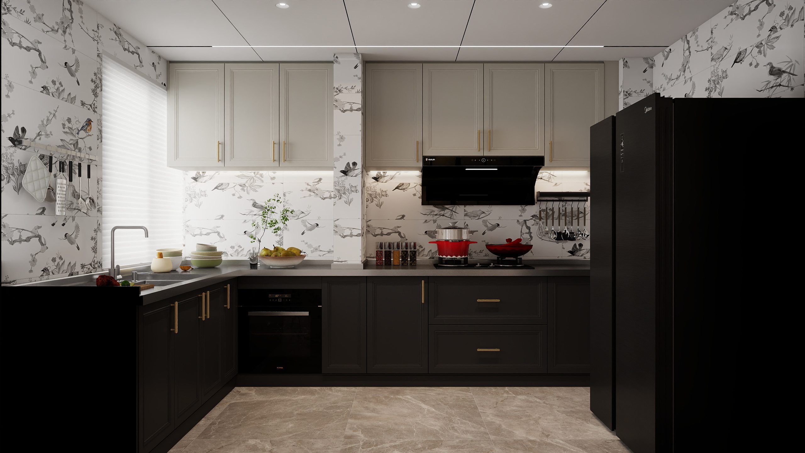 還就這樣吧-【美式】128㎡平层3室装修效果图