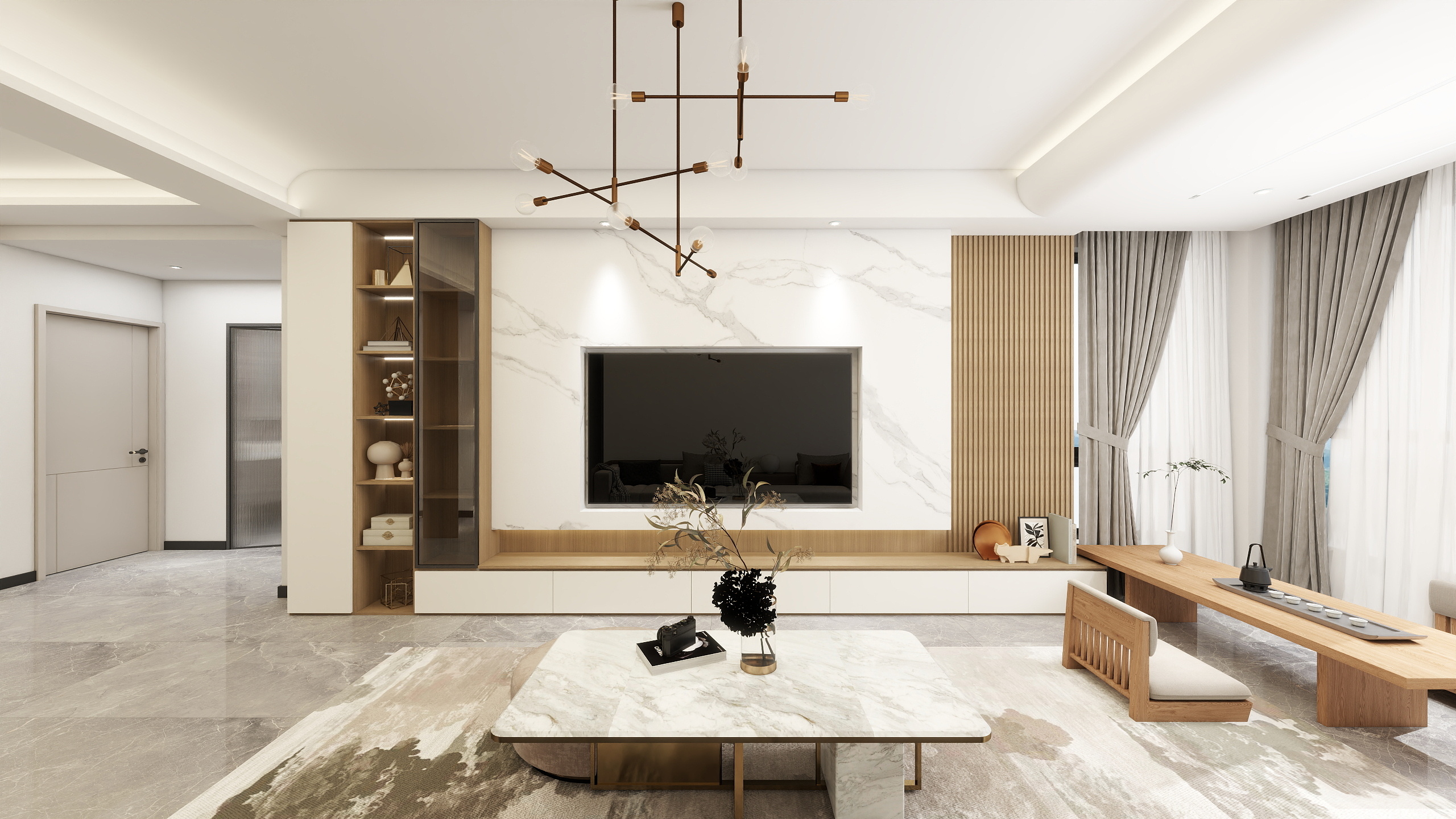 小鹿设计-新港城B21-装修设计方案