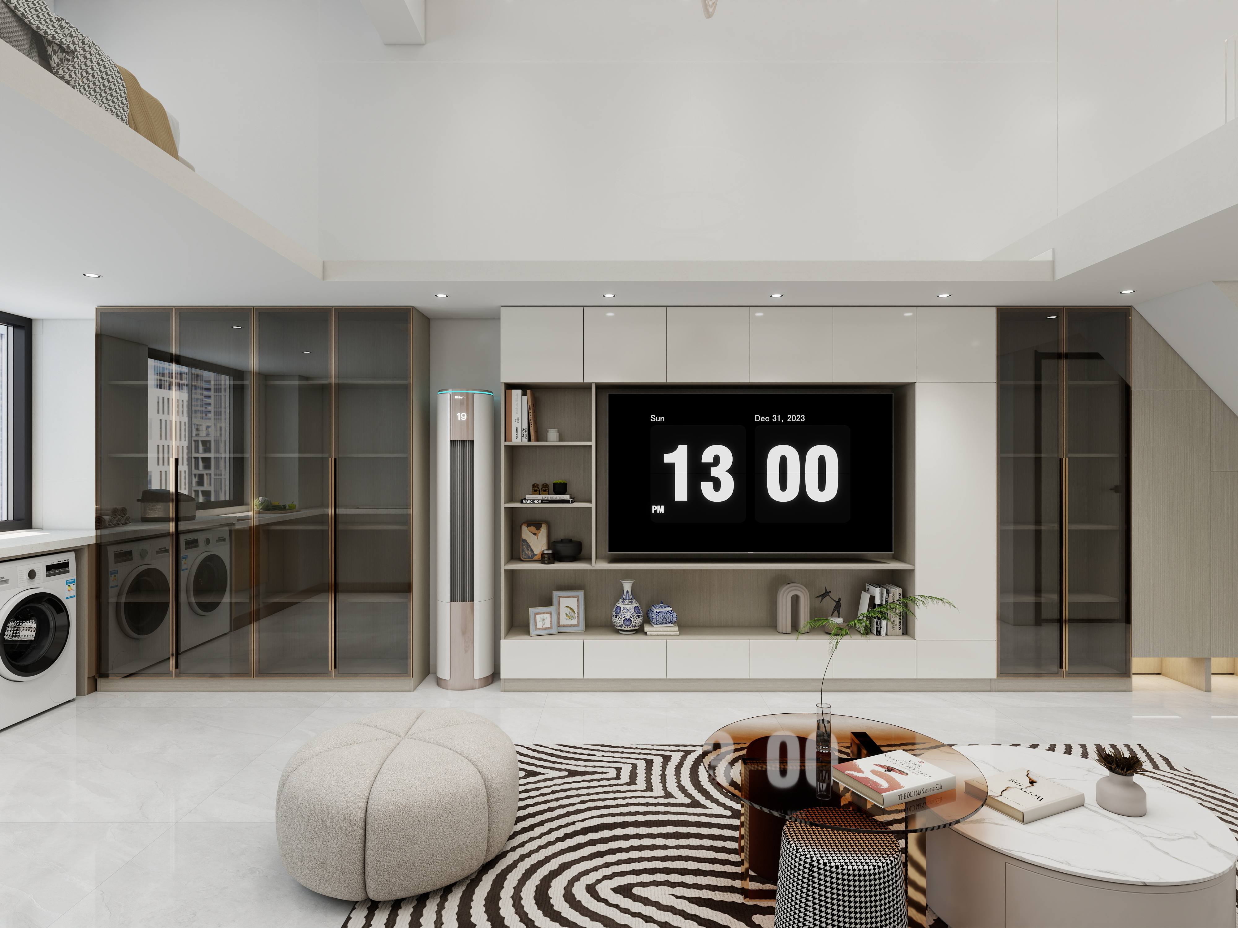 珲设空间-万隆一号简约阁楼-装修设计方案