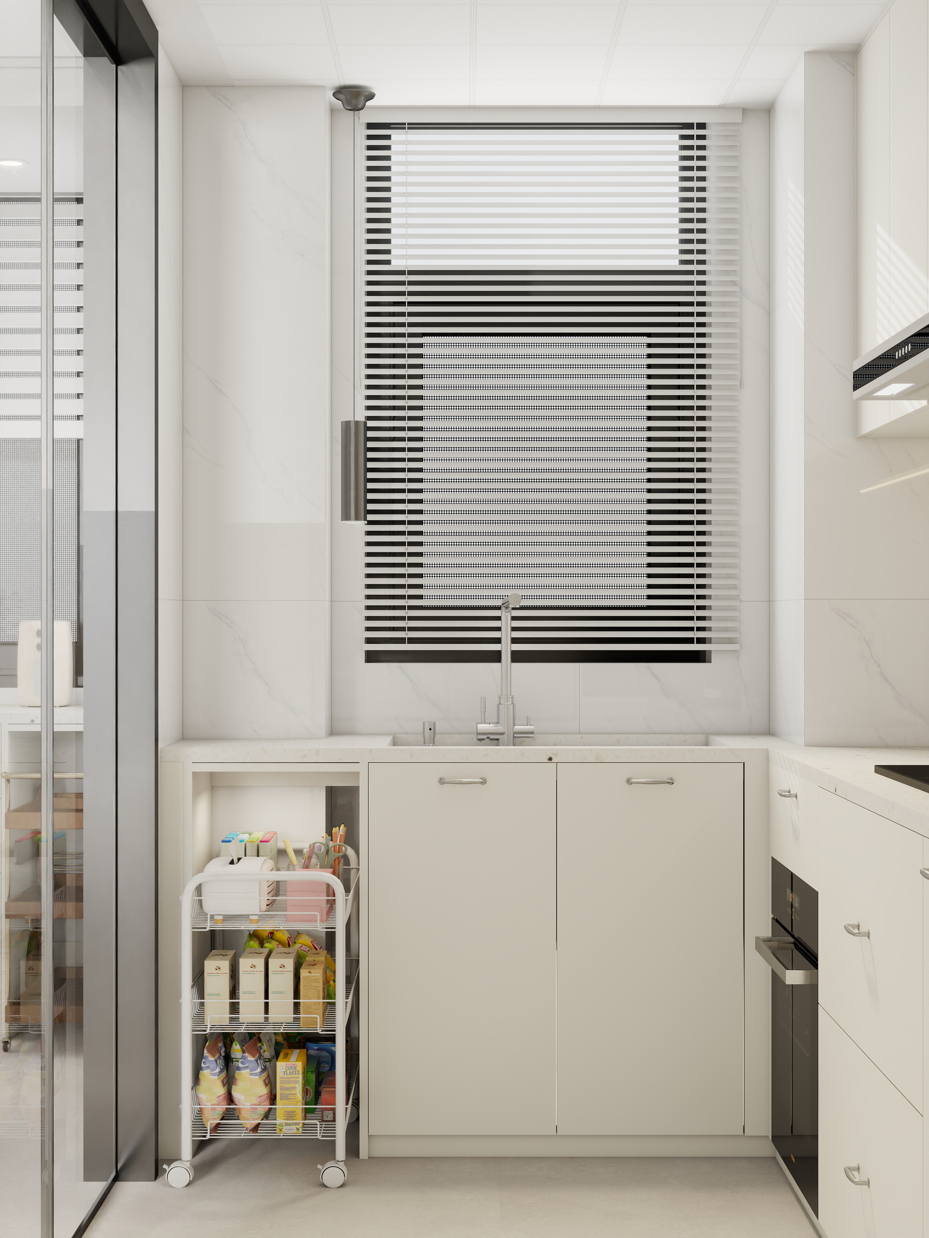 设计师珂源-康馨家园侘寂128㎡4室装修效果图