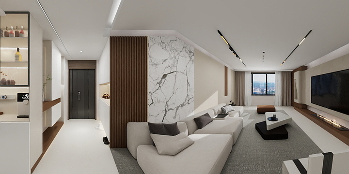 宁夏帅鑫装饰设计工程有限公司-樾风华6-2-302方案-装修设计方案