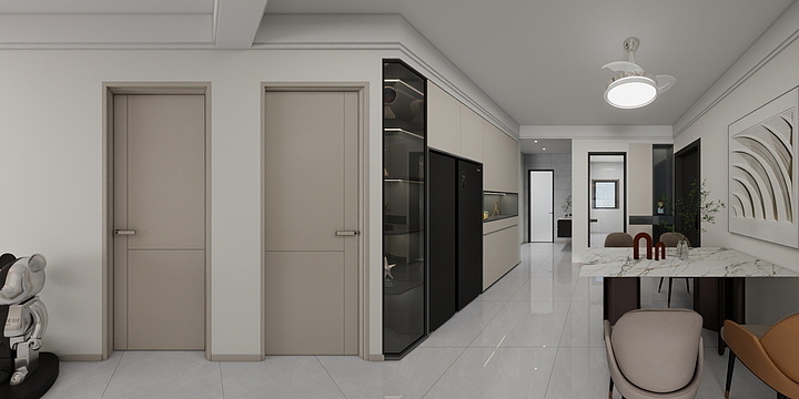 室内设计师周歌-河景花园125-装修设计方案